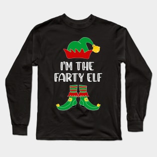 I'm The Farty Elf Matching Family Group Christmas Long Sleeve T-Shirt